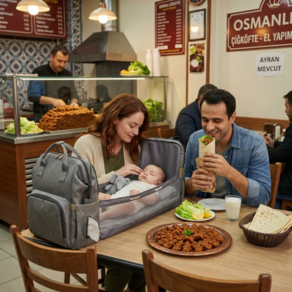 Yataklı Bebek Bakım Çantası